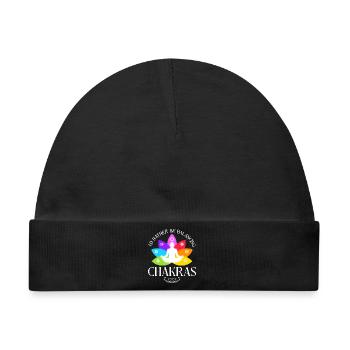 Chakra Balance - Meditation - Baby Premium Organic Mütze - Schwarz - Vorne