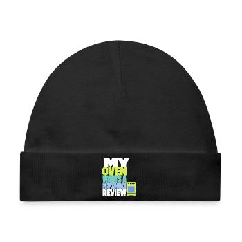 Backen – My Oven Wants a Performance Review - Baby Premium Organic Mütze - Schwarz - Vorne