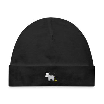 Kindermotiv Esel Tiershirt Geschenkidee Goldesel - Baby Premium Organic Mütze - Schwarz - Vorne