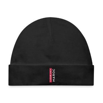 Casablanca Marokko Maroc Casablanca Souvenir - Baby Premium Organic Mütze - Schwarz - Vorne