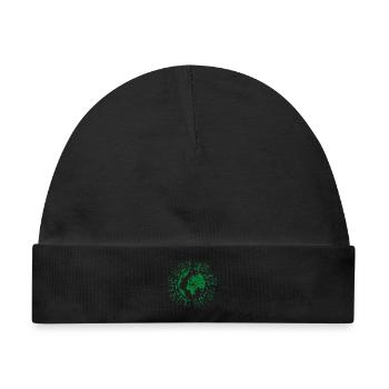 Global Earth Consciousness Design - Baby Premium Organic Mütze - Schwarz - Vorne