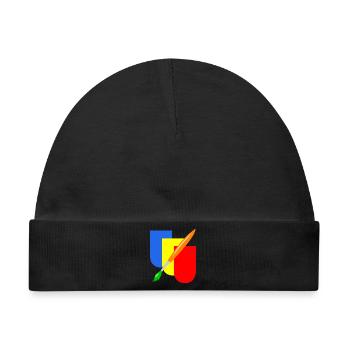 maler wappen handwerk - Baby Premium Organic Mütze - Schwarz - Vorne