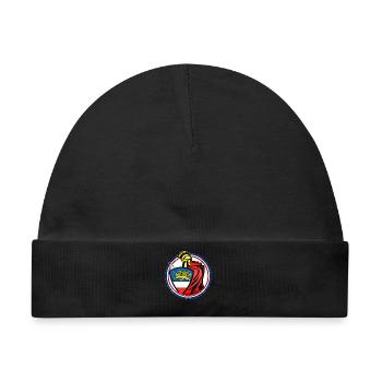 Rostock Schwertkämpfer - Baby Premium Organic Mütze - Schwarz - Vorne