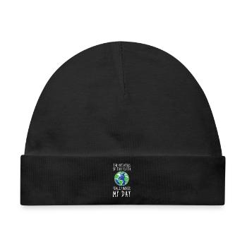 Lehrer Geographie Lehrer Geschenk - Baby Premium Organic Mütze - Schwarz - Vorne