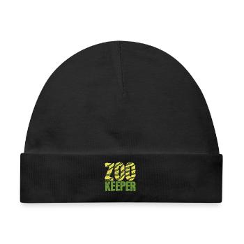 Tierpfleger - Baby Premium Organic Mütze - Schwarz - Vorne