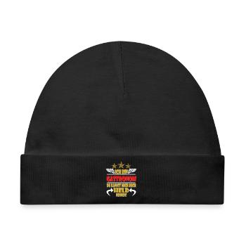 Gastronom Restaurant Gastronomie - Baby Premium Organic Mütze - Schwarz - Vorne