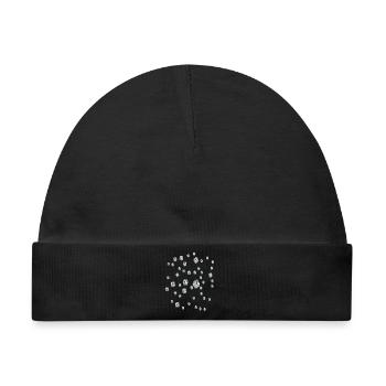 Diamant - Baby Premium Organic Mütze - Schwarz - Vorne