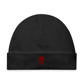 300 Spartaner Helm - Baby Premium Organic Mütze - Schwarz - Vorne
