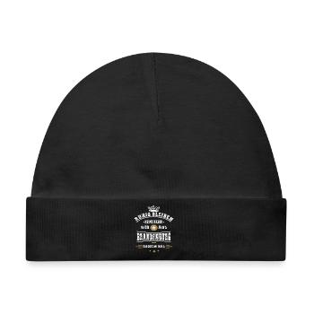 Brandenburg Regelt das ! - Baby Premium Organic Mütze - Schwarz - Vorne
