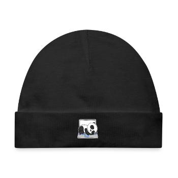 Computer Nerd Programmierer Herren Geschenk - Baby Premium Organic Mütze - Schwarz - Vorne