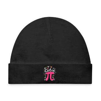 Pi Tag Pi Mathe - Baby Premium Organic Mütze - Schwarz - Vorne