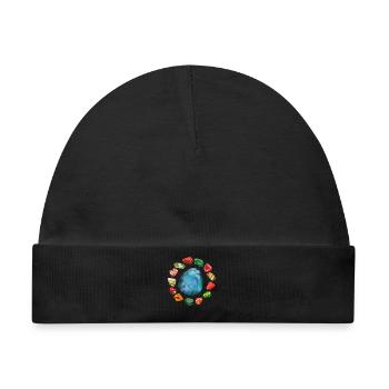Mineralien Steine Geologie Sammler Mineral Geologe - Baby Premium Organic Mütze - Schwarz - Vorne