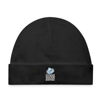 Bodensee See - Baby Premium Organic Mütze - Schwarz - Vorne