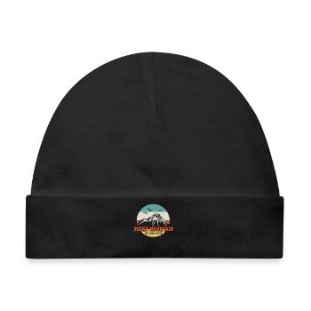 Rocky Mountain Wandern Vintage - Baby Premium Organic Mütze - Schwarz - Vorne