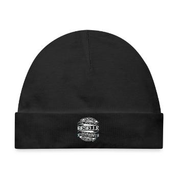 Geselle - Baby Premium Organic Mütze - Schwarz - Vorne