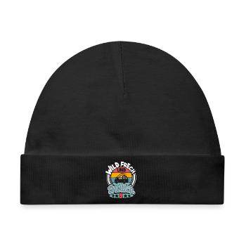 Feuerwehr 3. Geburtstag Kinder - Baby Premium Organic Mütze - Schwarz - Vorne