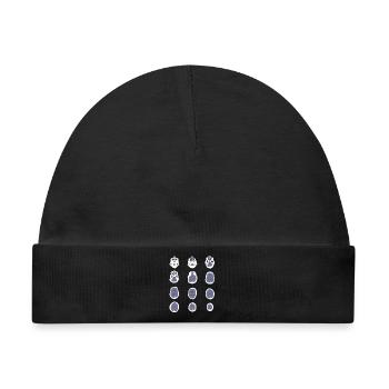 Bild von MRT Scanner Geschenk Manip Radio Radiologie - Baby Premium Organic Mütze - Schwarz - Vorne