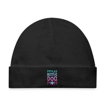 Rettungshund Suchhund Diensthund Pfote - Baby Premium Organic Mütze - Schwarz - Vorne