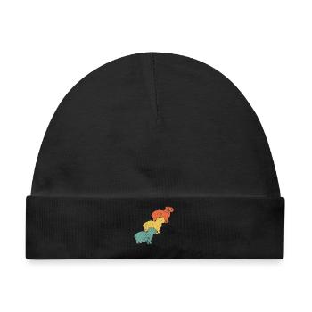 Capybara Capybara-Liebhaber - Baby Premium Organic Mütze - Schwarz - Vorne