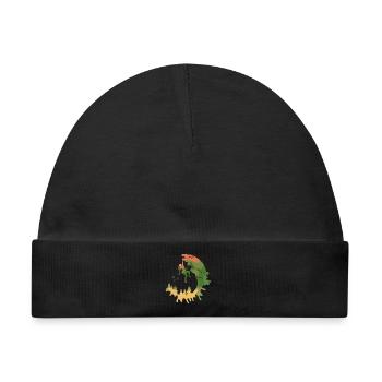 Kletterin Aquarell Wald Geschenk für Frauen - Baby Premium Organic Mütze - Schwarz - Vorne