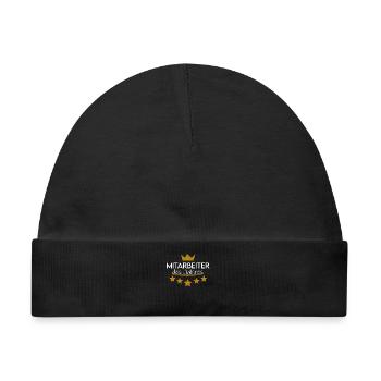 Mitarbeiter des Jahres - Baby Premium Organic Mütze - Schwarz - Vorne