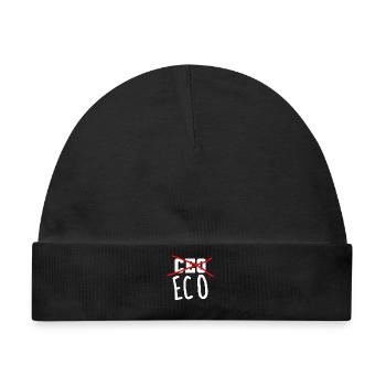 nicht CEO mehr ECO Umweltbewusstsein - Baby Premium Organic Mütze - Schwarz - Vorne