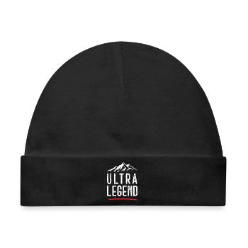 Ultra Legende - Baby Premium Organic Mütze - Schwarz - Vorne