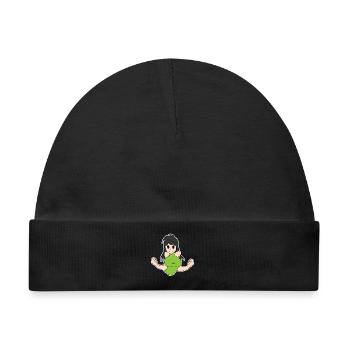 Anime - Baby Premium Organic Mütze - Schwarz - Vorne