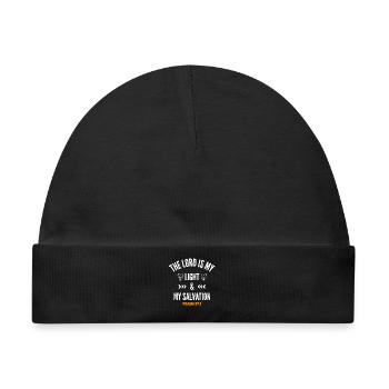 Jesus, Jesus, Jesus Christ Christ Christ Christ - Baby Premium Organic Mütze - Schwarz - Vorne