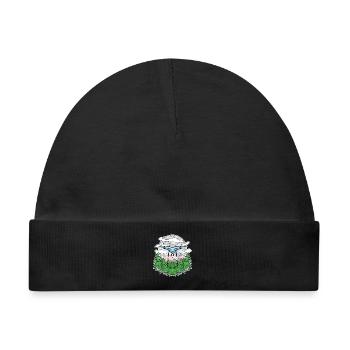 Drohne - Baby Premium Organic Mütze - Schwarz - Vorne