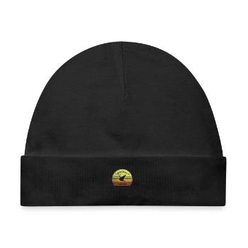 Ruhrpott Flamingo - Baby Premium Organic Mütze - Schwarz - Vorne
