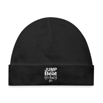Jump to the Beat - Baby Premium Organic Mütze - Schwarz - Vorne