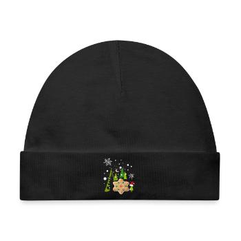 Advent, Pfefferkuchen, Kekse - Baby Premium Organic Mütze - Schwarz - Vorne