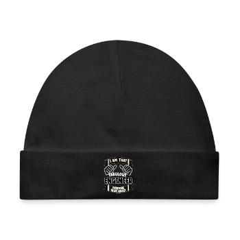 Ingenieur Lustiger Spruch Geschenkidee - Baby Premium Organic Mütze - Schwarz - Vorne