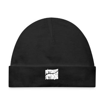 Boule Kugeln für Bouler Boules Set und Petanque - Baby Premium Organic Mütze - Schwarz - Vorne