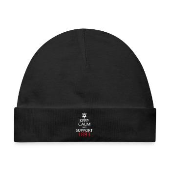 Support 1893 - Baby Premium Organic Mütze - Schwarz - Vorne