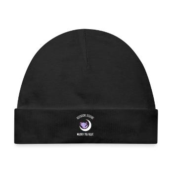Die Wunder von Heute - Baby Premium Organic Mütze - Schwarz - Vorne