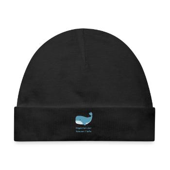 Giganten der blauen Tiefe - Baby Premium Organic Mütze - Schwarz - Vorne