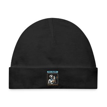 Skeleton Truthahn Koch - Baby Premium Organic Mütze - Schwarz - Vorne