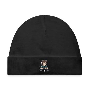 Gaming - Baby Premium Organic Mütze - Schwarz - Vorne