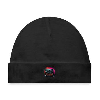 Schreibmaschine Retrowave - Baby Premium Organic Mütze - Schwarz - Vorne