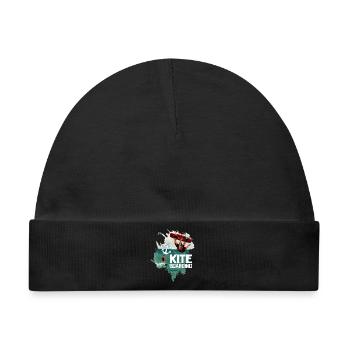 Ride the Wind - Baby Premium Organic Mütze - Schwarz - Vorne