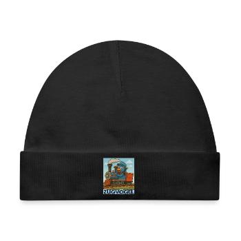 Zugvogel by Rico Beck - Baby Premium Organic Mütze - Schwarz - Vorne