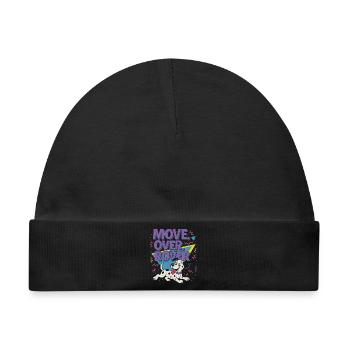 Move over Rover - 80er - Baby Premium Organic Mütze - Schwarz - Vorne