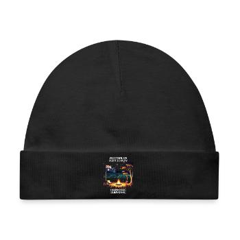 Australien: Hardcore-Survival | Outback - Baby Premium Organic Mütze - Schwarz - Vorne