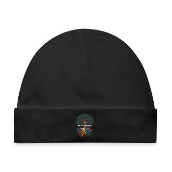 Deeply Rooted Hispanic Heritage Wurzeln - Baby Premium Organic Mütze - Schwarz - Vorne