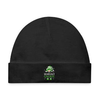 Gnom - Baby Premium Organic Mütze - Schwarz - Vorne