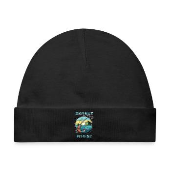 MAGNET FISHING - Baby Premium Organic Mütze - Schwarz - Vorne