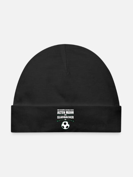 Alter Mann - Mönchengladbach Fan | Vintage Edition - Baby Premium Organic Mütze - Schwarz