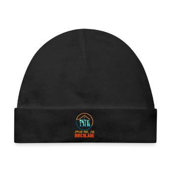 Ich kann kein DIY-T-Shirt - Baby Premium Organic Mütze - Schwarz - Vorne